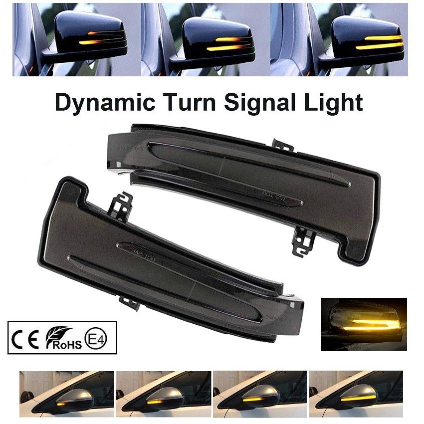 LED BOCNI DYNAMIC MIGAVCI U RETROVIZORU, TIPSKI - MERCEDES - SMOKE LENS 170221 Beograd Zemun